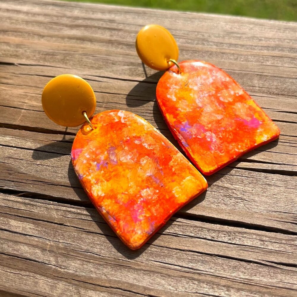 Sunburst Handmade Earrings